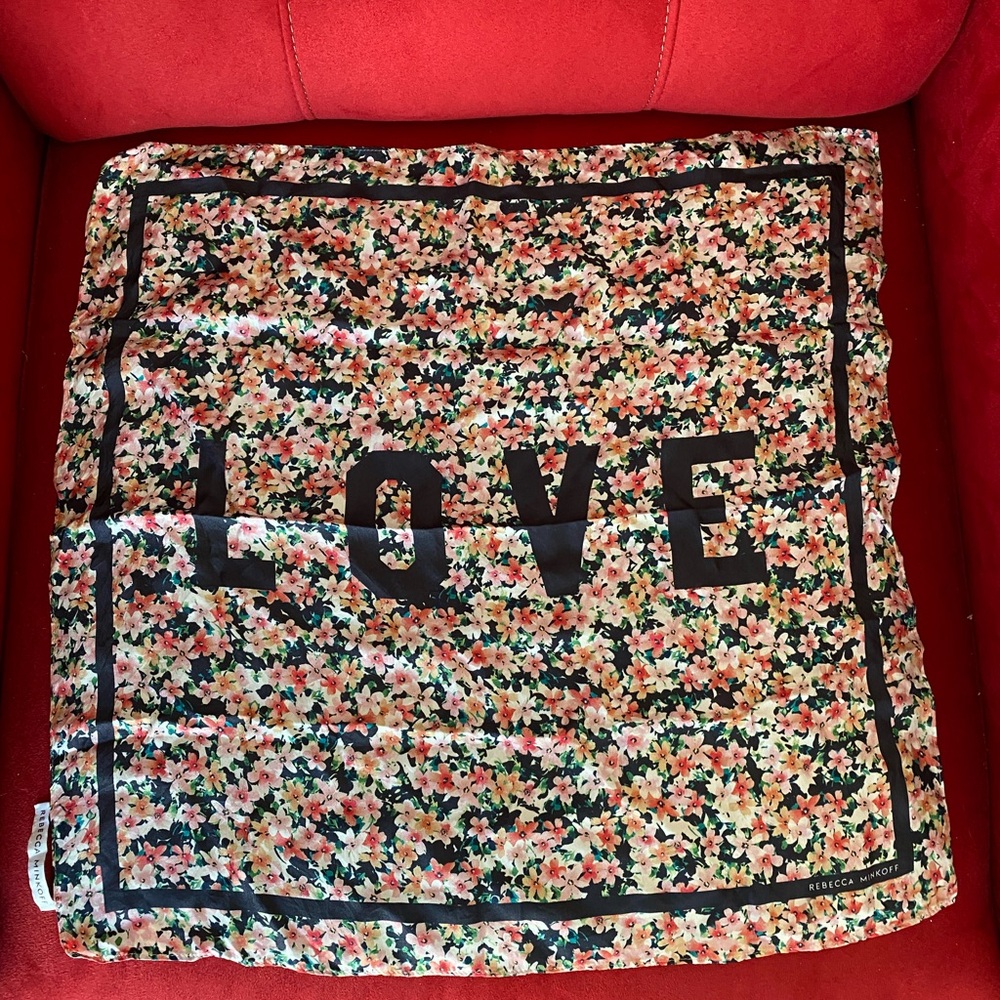 Rebecca Minkoff silk Floral Scarf